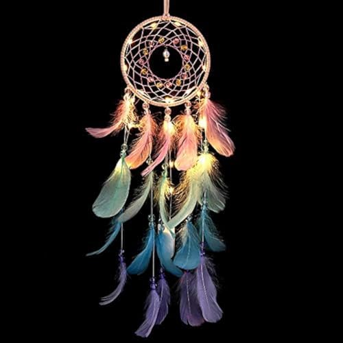 Dream Catcher Wall Decor with LED Light