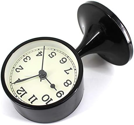 3 Inch Round Silent Alarm Clock with Quartz Movement