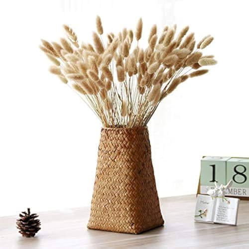 Natural Seaweed Weave Basket Vase for Home Dcor
