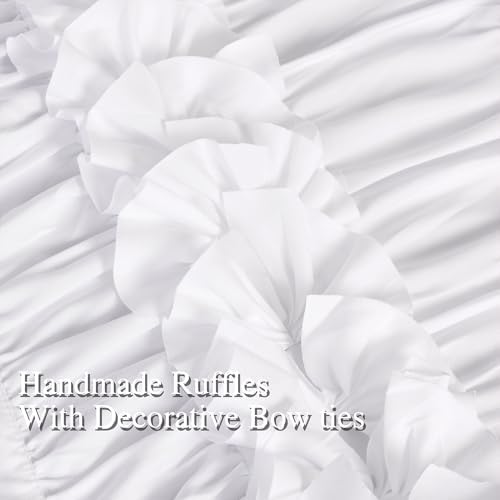 Thermal Insulated Blackout Curtains with Boho Butterfly Flowers