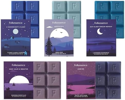 Folkulture Wax Melts Set of 5 Fragrance Melts 30pc