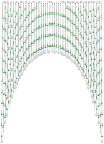60 Strings Clear Crystal Beaded Curtain for Doorways