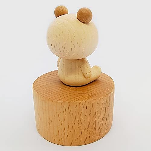 Cute Little Bear Mini Music Box Musical Gift for Kids and Friends