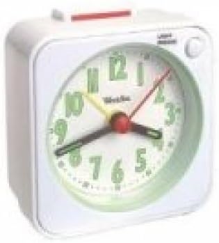 Westclox Gen Quartz Travel Alarm Clock White