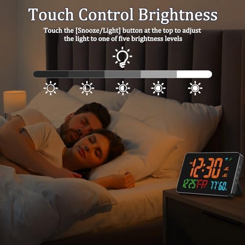 24Ghz WiFi Atomic Clock with Temperature Humidity and Alarm