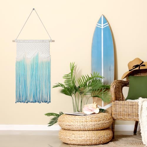 Bucherry Beach Macrame Wall Hanging Tassel Decor