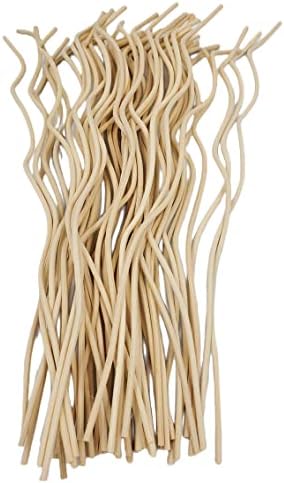 11 Inches Wavy Rattan Diffuser Sticks 50PCS Natural Aromatherapy