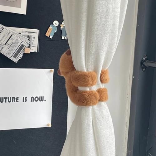 Cute Capybara Plush Curtain Holdbacks 1 Pair
