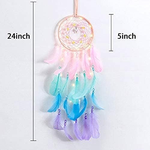 Dream Catcher Wall Decor with LED Light