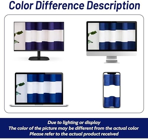 DriftAway Navy Stripe Room Darkening Curtains 2 Panels