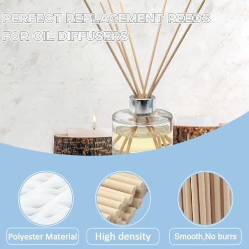 Thick 3mm Reed Diffuser Sticks - 100 Count Brown