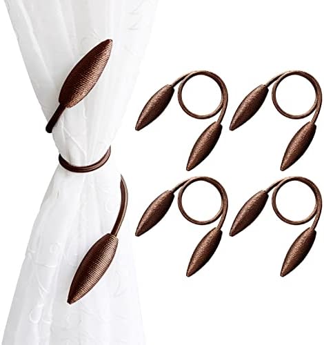 Valea Home 4 Pack Twist Tie Backs Holdbacks
