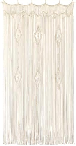 Iower Macrame Curtain Cotton Window Panel Boho Decor