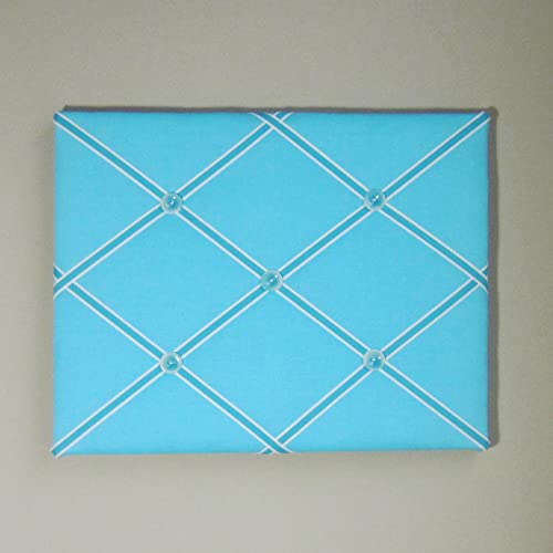 11x14 Bahama Blue Turquoise French Memory Board Bow Board