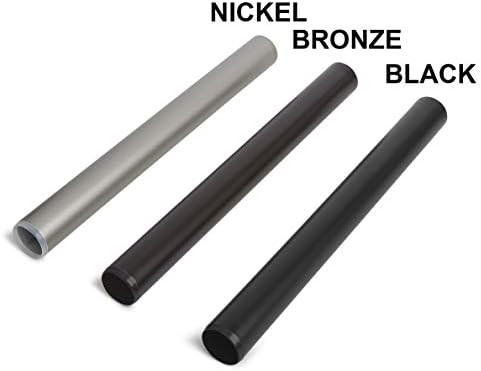 Amazon Basics 1-Inch Curtain Rod with Cap Finials
