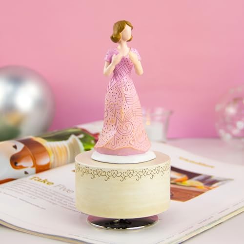 Hand-Painted Resin Music Box for Girls and Women