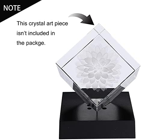 Facmogu LED Light Base for Crystal 3D Glass Art Display Stand