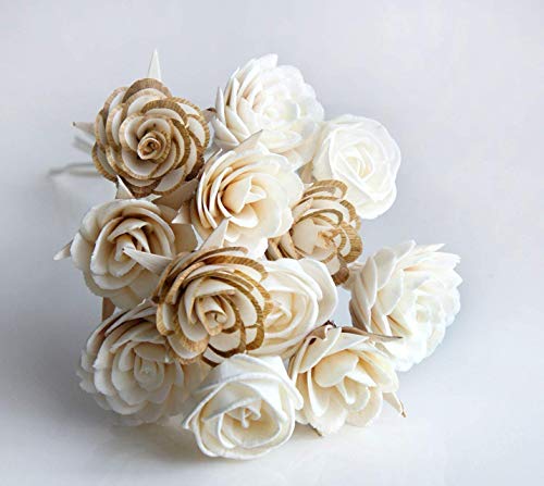 12 Mixed Rose Sola Flower Reed Diffuser Stick for Home Fragrance