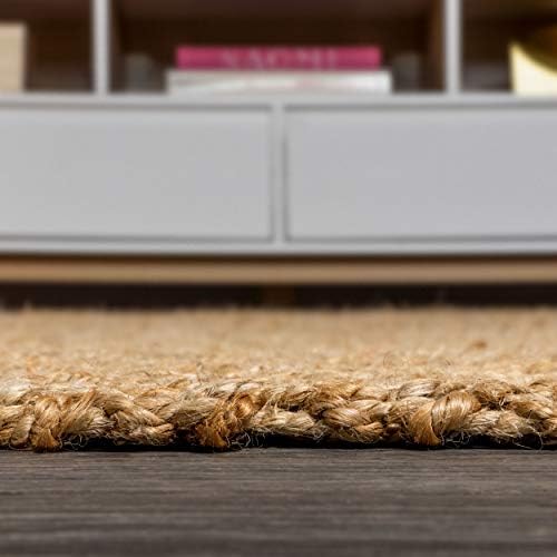 JONATHAN Y NFR101A-28 Jute Hand Woven Herringbone Indoor Runner Rug
