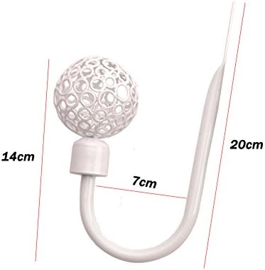 Curtain Holdbacks with Window Decorative Hooks Set of 2