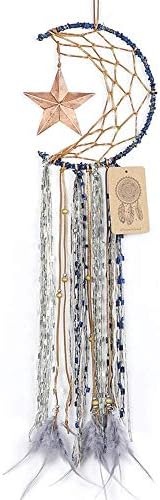 Dremisland Dream Catcher with Moon and Star Design