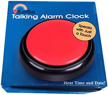 Large Talking Button Clock with Volume Control