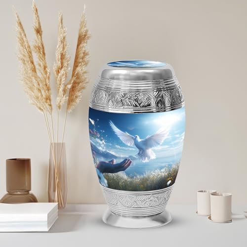 Yasubjag 10 Inch Large Cremation Urn for Human Ashes