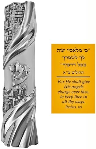 Talisman4u Protection Car Mezuzah with Travelers Prayer Scroll