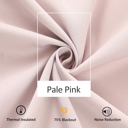 Treatmentex Pompom Blackout Curtains 52x84 Energy Efficient Thermal Panels