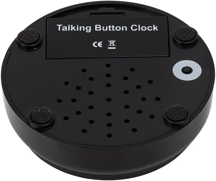 Large Talking Button Clock with Volume Control