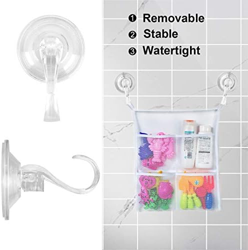 8PCS Wreath Hanger Suction Hooks Key Lock