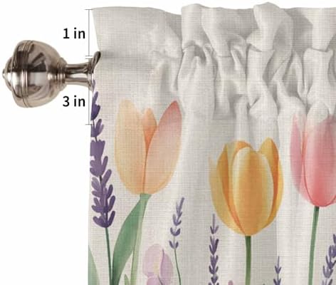 Spring Floral Valances for Windows 42 x 12