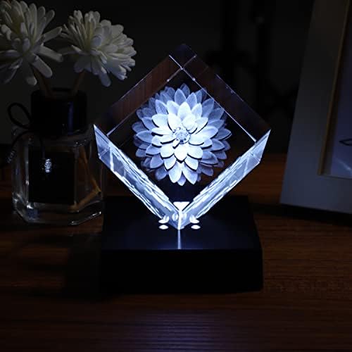 Facmogu LED Light Base for Crystal 3D Glass Art Display Stand