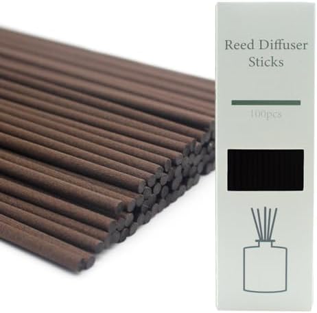 Thick 3mm Reed Diffuser Sticks - 100 Count Brown