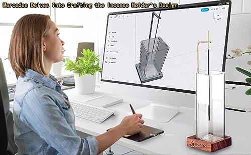 Goolan Incense Holder for Sticks with Anti-Ash Design