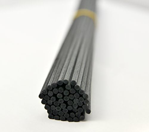 50 Piece Fiber Reed Diffuser Sticks 8 x 3mm Black