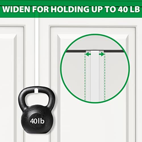 14 Inch Z-Shaped Door Hooks 4 Pack White