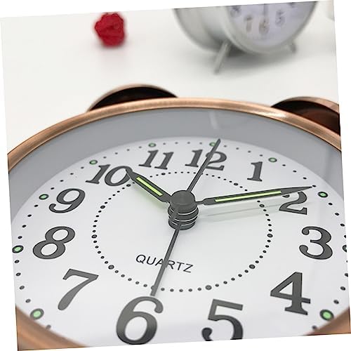 Classic Double Bells Alarm Clock with Copper Finish