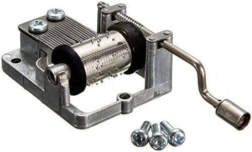 3 Pack Music Box Movement Hand Crank DIY Musical Mechanism Replacement