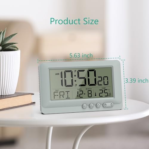 ORIA Digital Alarm Clock with Backlight and Dual Alarms