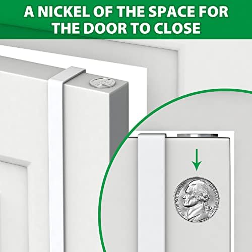 14 Inch Z-Shaped Door Hooks 4 Pack White