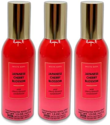 Bath and Body Works Japanese Cherry Blossom Room Spray 3-Pack
