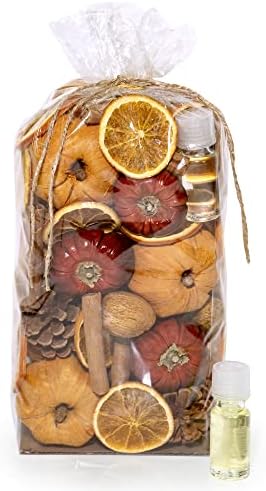ANDALUCA Pumpkin Spice Potpourri with Mini Pumpkins