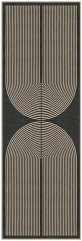 Lahome Modern Rainbow Hallway Runner Rug