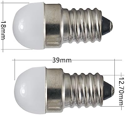 SHOORR 4Pcs Mini E14 15W LED Bulb Warm White Pendant Fridge Light