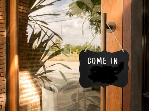 Wooden Double Sided Chalkboard Memo Board for Home Decor