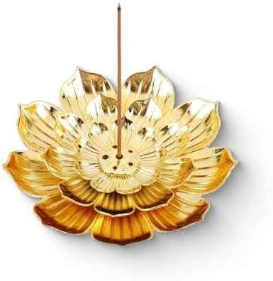 Incense Holder with Detachable Ash Catcher Golden