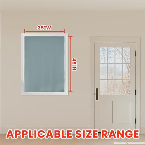 AJAZZ Self Adhesive Portable Blackout Curtains 1-Pack