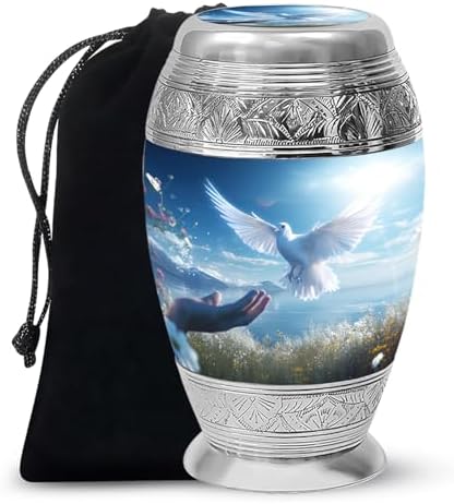 Yasubjag 10 Inch Large Cremation Urn for Human Ashes