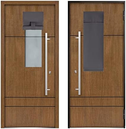 YSYY Soft Blackout French Door Curtains 8x36